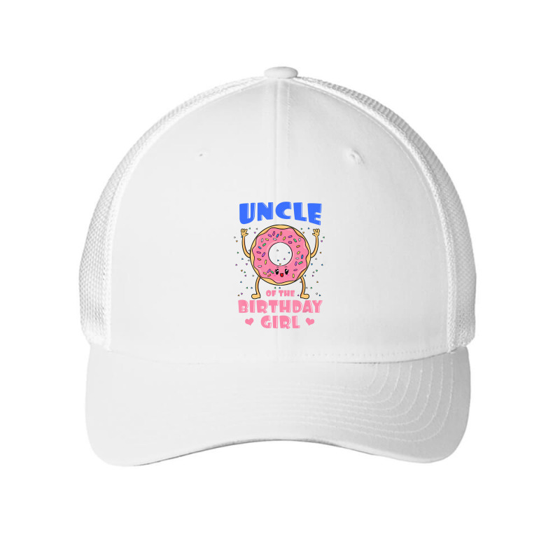 Uncle Of The Birthday Girl Donut Bday Party Tio Granduncle Mesh Cap | Artistshot