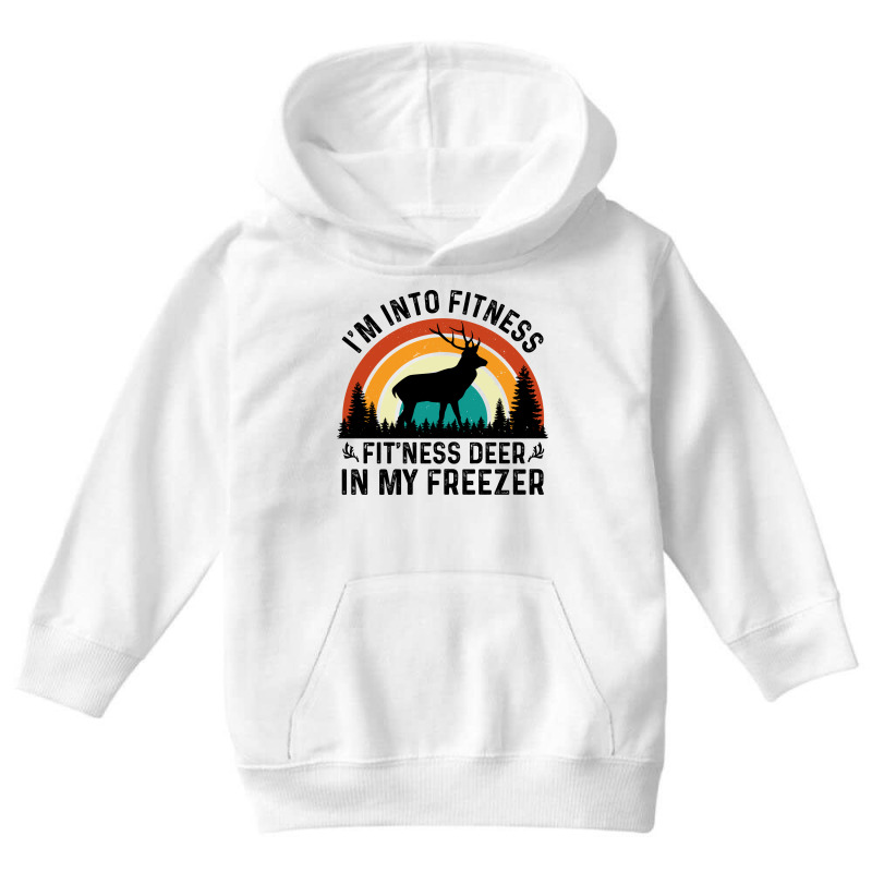 I'm Into Fitness Fit'ness Deer In My Freezer Youth Hoodie by Perfect Designers | Artistshot