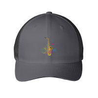 Sax Player Saxophonist Music Notes Saxophone Mesh Cap | Artistshot