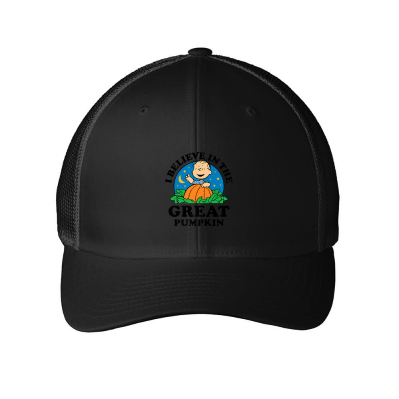 Peanuts Halloween I Believe In The Great Pumpkin Mesh cap by cm-arts | Artistshot