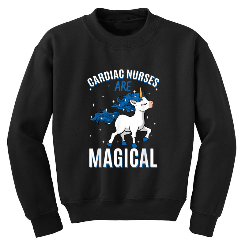 Cardiac Nurses Are Magical Unicorn Job Cardiology Profession Youth Sweatshirt by Yuh2105 | Artistshot