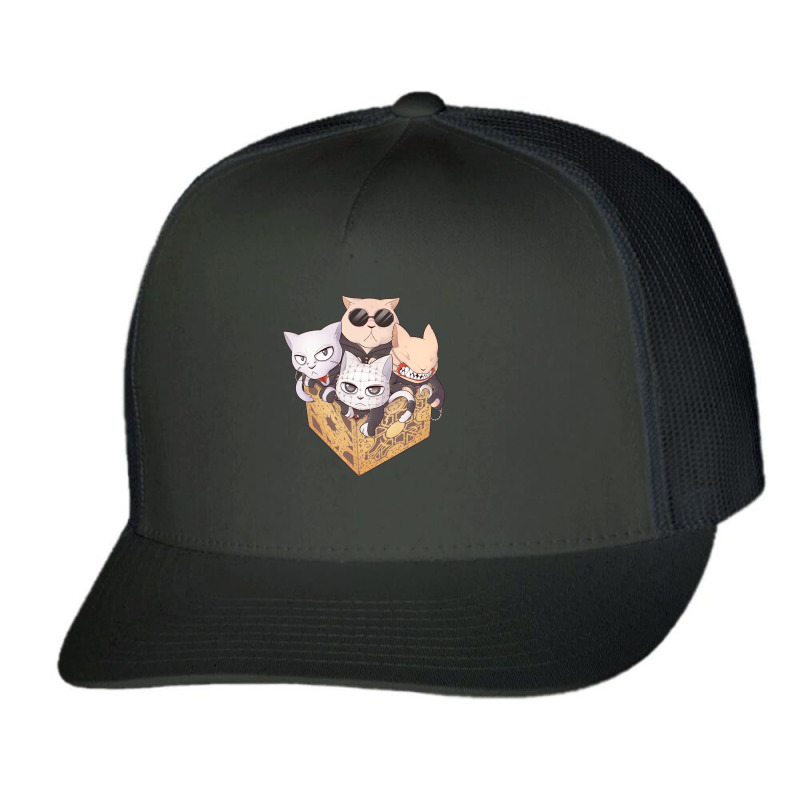 Cenobite Kitties Trucker Cap by cm-arts | Artistshot