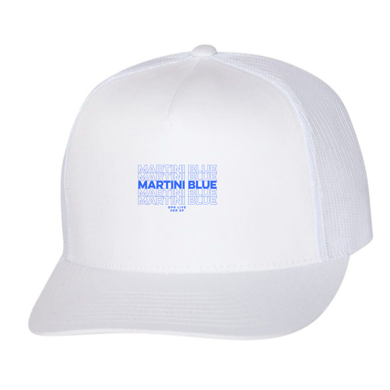 Martini Blue Dpr Trucker Cap by cm-arts | Artistshot