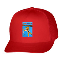 Wonder Showzen Chauncey Hang In There! Poster (distressed) Trucker Cap | Artistshot