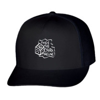 Community Tv Darkest Timeline Dark Version Trucker Cap | Artistshot