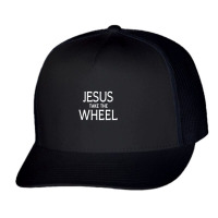 Funny Jesus Take The Wheel Happy Easter Family Gift Trucker Cap | Artistshot