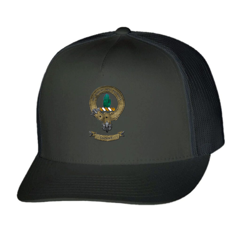 Clan Lamont Scottish Pride Family Coat Of Arms Trucker Cap by Whitfield Wolff | Artistshot