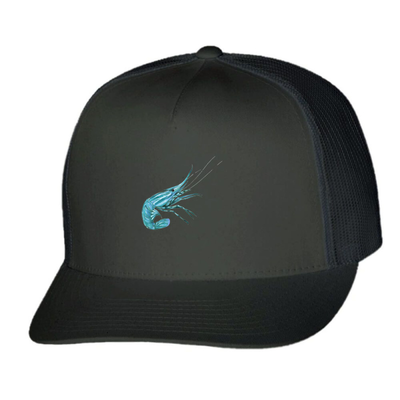 Aqua Colored Prawn Trucker Cap | Artistshot