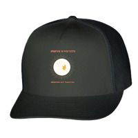 Breathe In Positivity Breathe Out Toxicity, Yoga Girl Trucker Cap | Artistshot