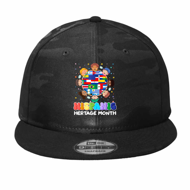 Hispanic Heritage Month Latin American Flag Kids Boys Girls T Shirt Camo Snapback by cm-arts | Artistshot