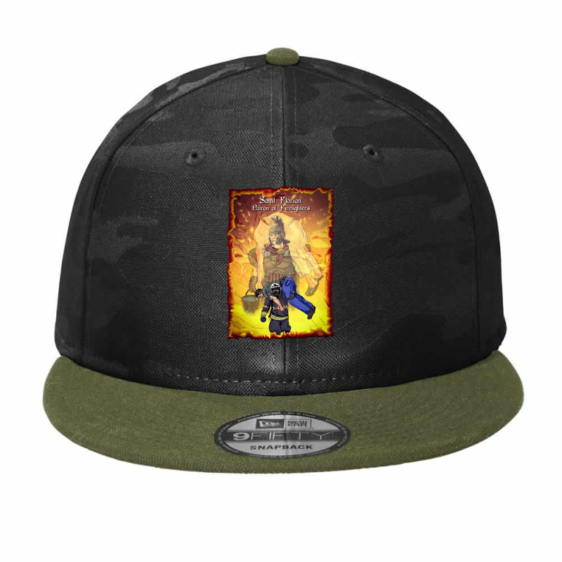 Firefighters Patron, Firefighters Patron Art, Firefighters Patron Pain Camo Snapback by SHOPURT | Artistshot