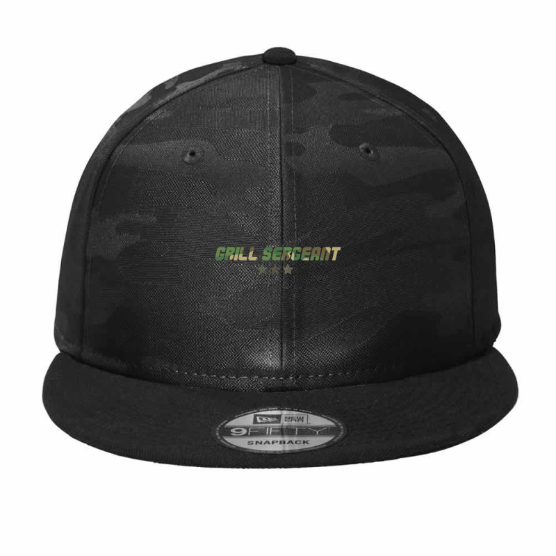 Grill Sergeant Grilling, Bbq Camo Snapback by Bertrand Angulo | Artistshot