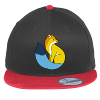 Aroace Fox Aroace Pride Flat Bill Snapback Cap | Artistshot