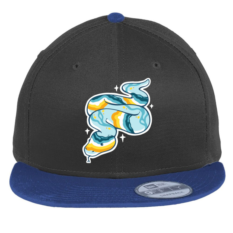 Pride Snakes - Aroace (sunset) Flat Bill Snapback Cap | Artistshot