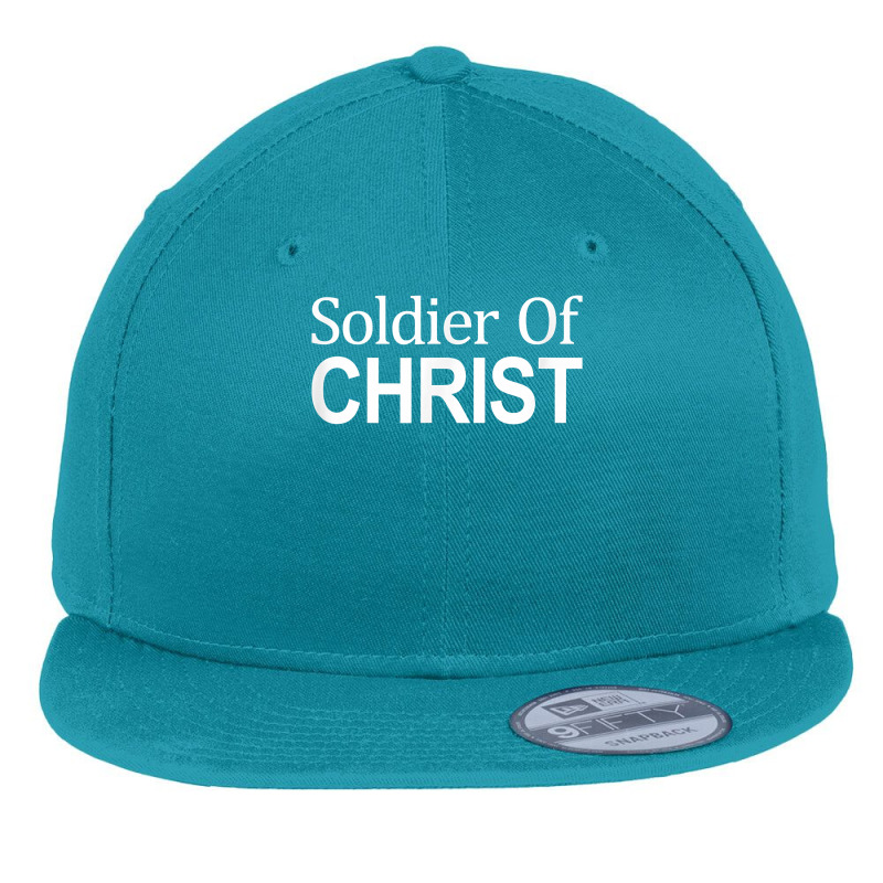 Soldier Of Christ   T Shirt Flat Bill Snapback Cap | Artistshot