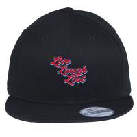 Live Laugh Loot (worn - Red Cyan) Flat Bill Snapback Cap | Artistshot