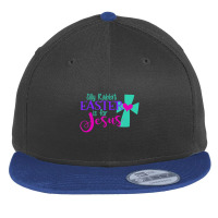 Christian Silly Rabbit Easter Is For Jesus Love God Funny Flat Bill Snapback Cap | Artistshot