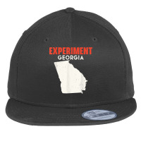 Experiment Georgia Usa State America Travel Georgian Atlanta T Shirt Flat Bill Snapback Cap | Artistshot