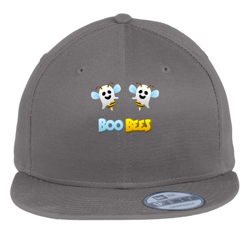 Boo Bees  Funny Ghost Boobees Halloween Costume Women Flat Bill Snapback Cap | Artistshot