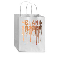 Drippin Melanin For Women Pride  Gifts Black History Month Cub Paper Bag - 8 X 4 1/2 X 10 1/4 | Artistshot