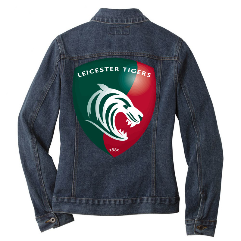 Leicester Tigers Ladies Denim Jacket by SomArt | Artistshot