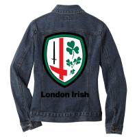 London Irish Ladies Denim Jacket | Artistshot