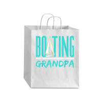 Boating Grandpa Sailboat Sailor Sail Sailing Hobby Granddad T Shirt Debie Paper Bag - 10 X 5 X 13 | Artistshot