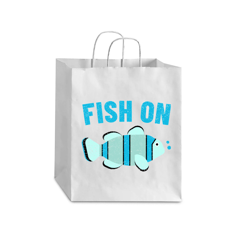 Trending Fish On Debie Paper Bag - 10 X 5 X 13 | Artistshot