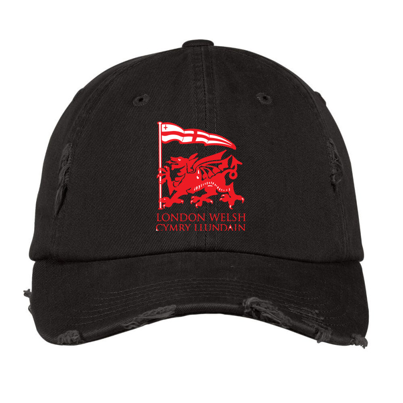 London Welsh Vintage Cap by SomArt | Artistshot