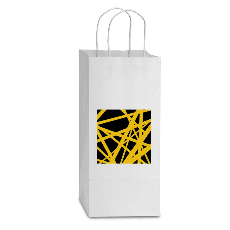 Yellow Van Double Wine Paper Bag - 6 1/2 X 3 1/2 X 12 3/8 | Artistshot