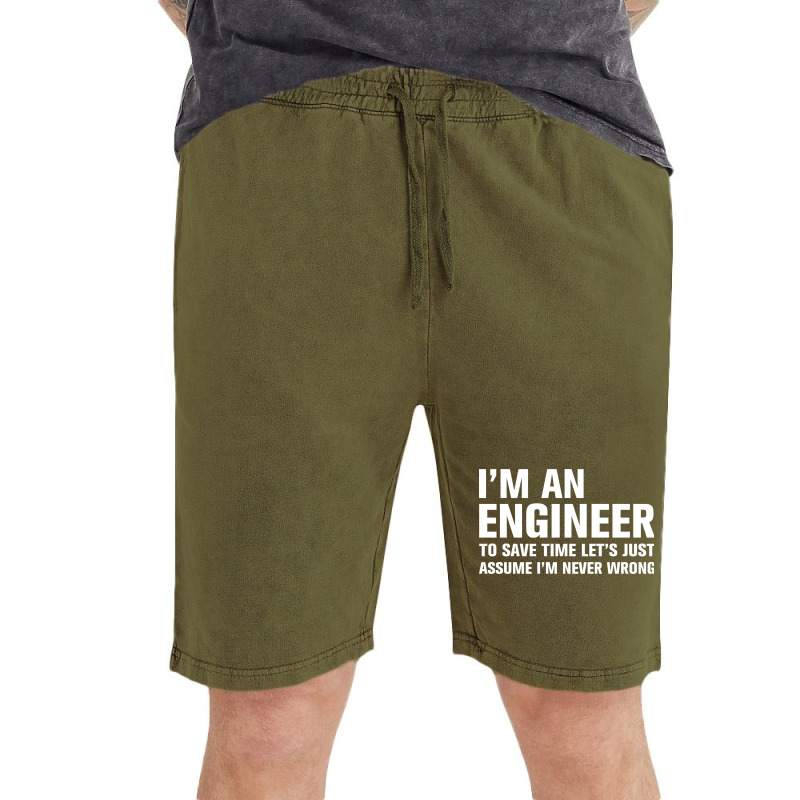 I Am An Engineer... Vintage Short | Artistshot
