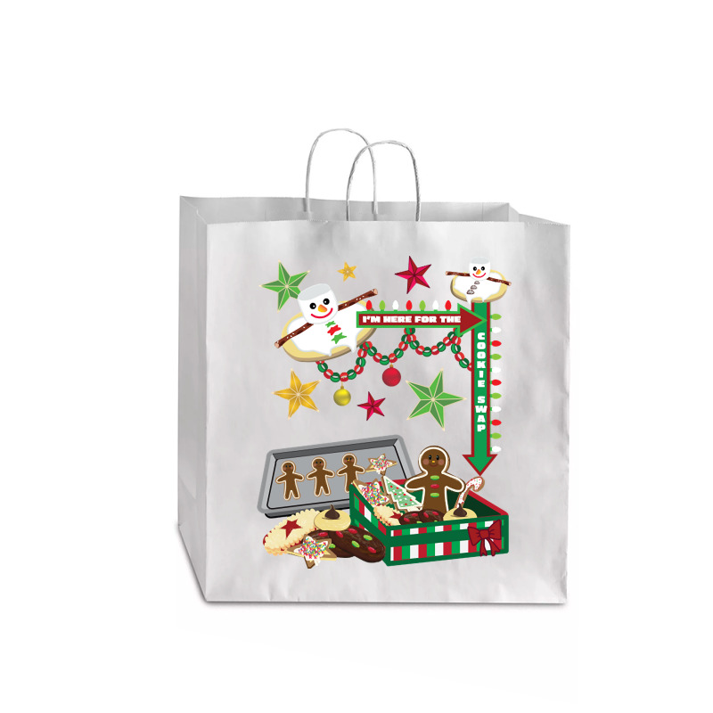 I'm Here For The Cookie Swap! Jumbo Paper Bag - 18 x 7 x 18 3/4 by Inmamlil638 | Artistshot