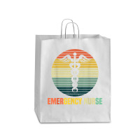 Retro Emergency Room Nurse Er Nursing Queen Paper Bag - 16 X 6 X 19 1/4 | Artistshot