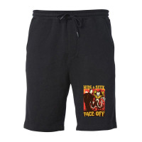 Hide & Seek – Face Off Fleece Short | Artistshot