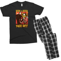 Hide & Seek – Face Off Men's T-shirt Pajama Set | Artistshot