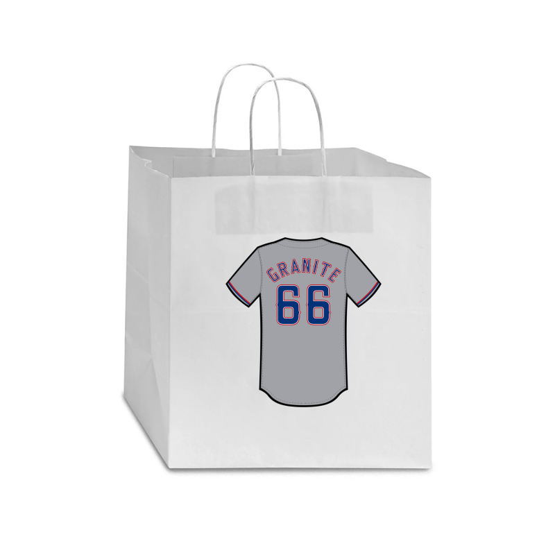 Zack Granite Jersey 1 Star Paper Bag - 13 X 7 X 13 | Artistshot