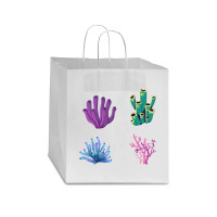 Crustaceancore Coral  Pack Star Paper Bag - 13 X 7 X 13 | Artistshot