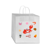 Crustaceancore Funny Star Paper Bag - 13 X 7 X 13 | Artistshot