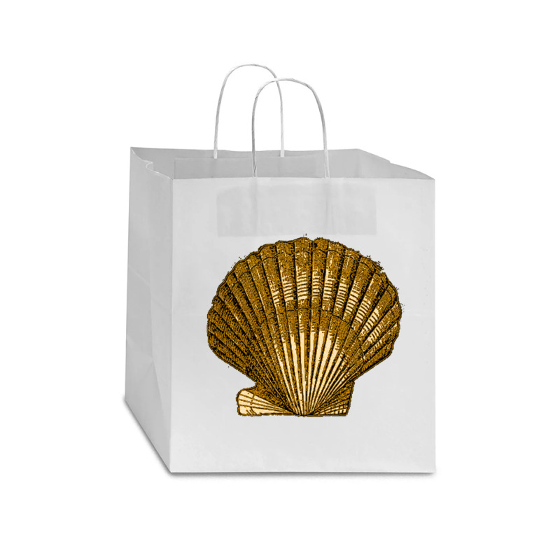 Golden Crustaceancore Star Paper Bag - 13 X 7 X 13 | Artistshot