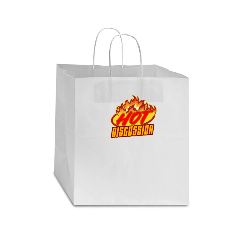 Hot Discussion Star Paper Bag - 13 X 7 X 13 | Artistshot