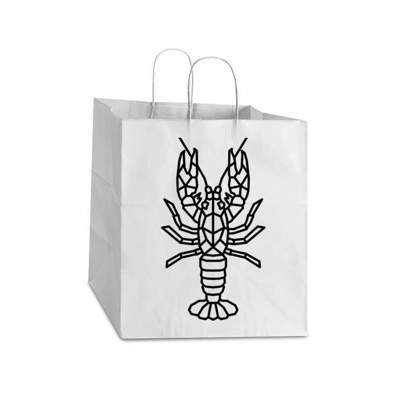 Crustaceancore For Ocean And Animal Lovers Sea Life Take Out Paper Bag - 14 X 10 X 15 1/2 | Artistshot