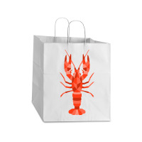 Crustaceancore For Ocean And Animal Lovers Sea Life Take Out Paper Bag - 14 X 10 X 15 1/2 | Artistshot