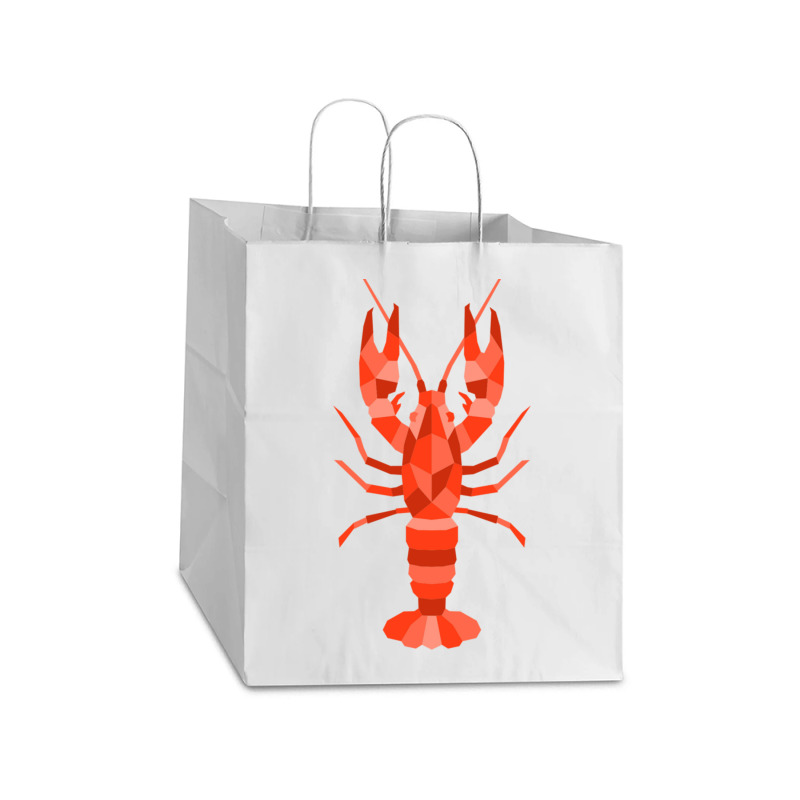 Crustaceancore For Ocean And Animal Lovers Sea Life Take Out Paper Bag - 14 X 10 X 15 1/2 | Artistshot