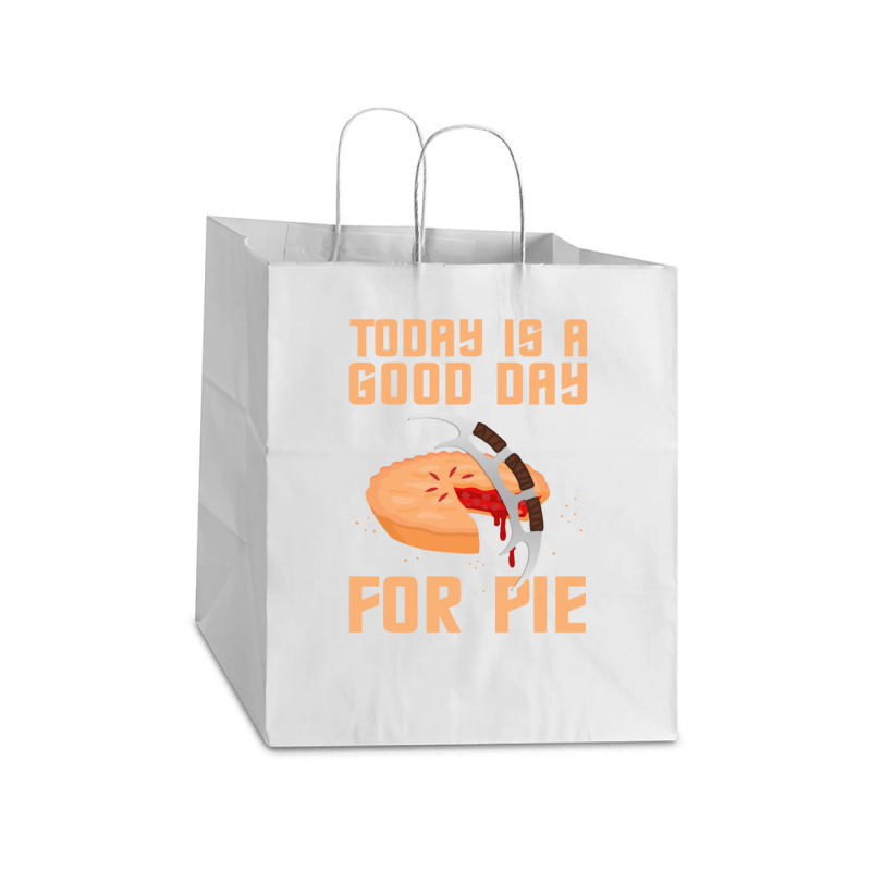 Klingon Pie Take Out Paper Bag - 14 X 10 X 15 1/2 | Artistshot