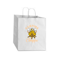 Camping And Campfire Take Out Paper Bag - 14 X 10 X 15 1/2 | Artistshot