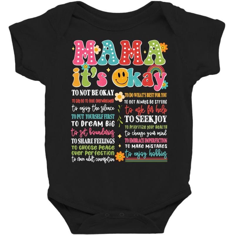 Mama Its Okay Baby Bodysuit by JahusDesignShop | Artistshot