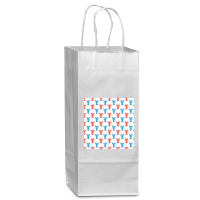 Crustaceancore Lobster Pattern Wine Paper Bag - 5 1/2 X 3 1/4 X 13 | Artistshot