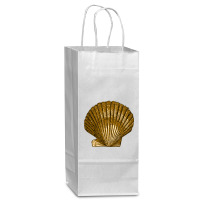 Golden Crustaceancore Wine Paper Bag - 5 1/2 X 3 1/4 X 13 | Artistshot