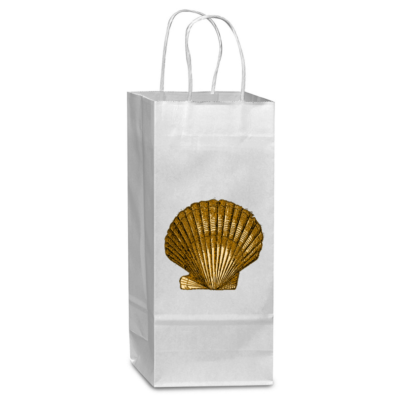 Golden Crustaceancore Wine Paper Bag - 5 1/2 X 3 1/4 X 13 | Artistshot