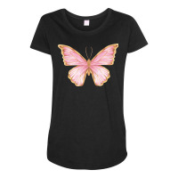 Butterfly Maternity Scoop Neck T-shirt | Artistshot